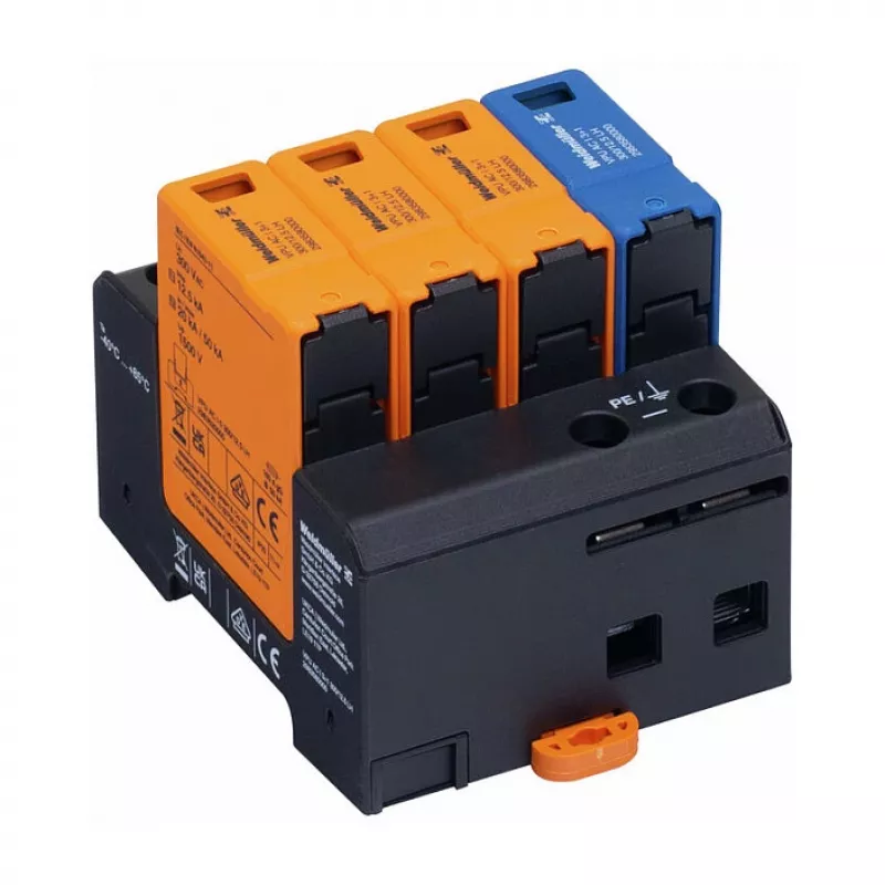 WEI VPU AC I 3+1 300/12.5 LH Typ 1 prepäťová ochrana pre TT-, TN-S-, TN-C-S-systémy