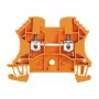 Weidmüller WDU 2.5 OR priechodná svorka, skrutková prípojka, 2,5 mm², oranžová
