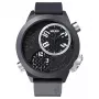 WELDER MAN K32-9202 50 mm pánske quartz hodinky čierny ciferník kožený remienok