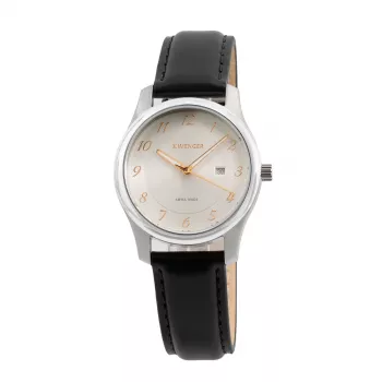 WENGER MAN 19.021.101 Swiss Quartz chronograf hodinky 44 mm modrý ciferník nerezová oceľ