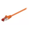 Wentronic 1,5m Cat6 STP RJ-45 na RJ-45 patch kábel, oranžová (95582)