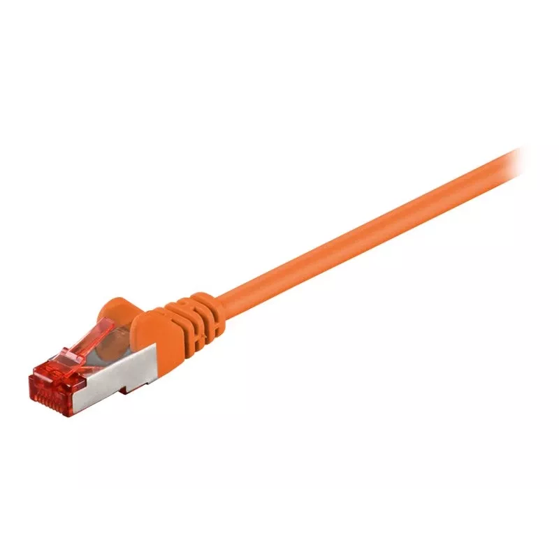 Wentronic 1,5m Cat6 STP RJ-45 na RJ-45 patch kábel, oranžová (95582)