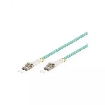 Wentronic 10m LC-LC OM3 duplex multimode optický patch kábel, modrá 95755