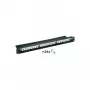 Wentronic 24-portový CAT6 UTP patch panel, 1U 19