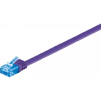 Wentronic 96324 Cat6a U/UTP sieťový patch kábel, 2 m, modrá