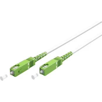 WENTRONIC Goobay 59599 OS2 Single-Mode LWL patch kábel SC/APC na SC/APC, 15 m, LSZH, biely