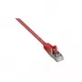 Wentronic Goobay CAT 5e F/UTP patch kábel, červená, 0,5 m, CCA, RJ45 50150