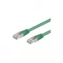 Wentronic Goobay CAT 5e SF/UTP patch kábel, zelená, 1m, CCA 68043