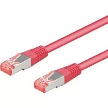 Wentronic Goobay CAT 6a S/FTP patch kábel, purpurová, 1 m, LSZH, meď 93682