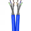 Wentronic Goobay CAT 7A duplex sieťový kábel S/FTP PiMF modrý - medený vodič CU AWG 22/1 (75716)