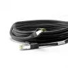 Wentronic Goobay CAT 8.1 S/FTP patch kábel, LSZH, čierny, 1 m 66721