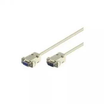 Wentronic Goobay D-SUB RS-232 predlžovací kábel 9-pin konektor samec na konektor samica, sivý, 5 m 50225