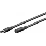 Wentronic Goobay DC predlžovací kábel 5 m čierny 76671