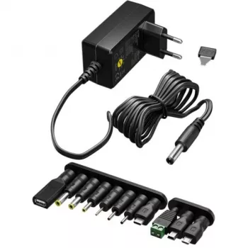 Wentronic Goobay Micro-USB nabíjačka 1 A, čierna, 1,5 m kábel – kompaktný napájací zdroj pre smartfóny a malé zariadenia (49529)