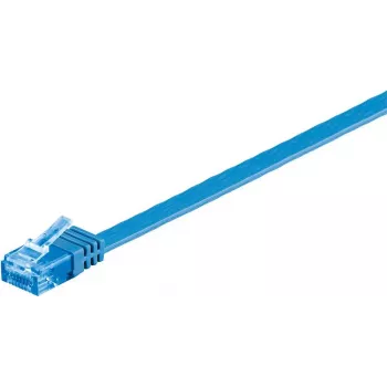 Wentronic RJ-45 CAT6a 0,5 m U/UTP patch kábel, pozlátené konektory, 10 Gbps, čierna 96295
