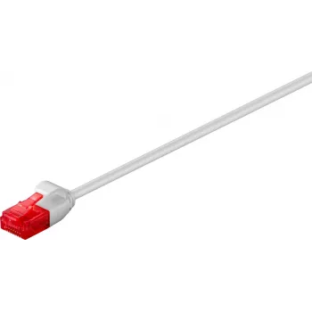 Wentronic Slim Line Cat6 U/UTP patch kábel, 0,15 m, slonovina 71545