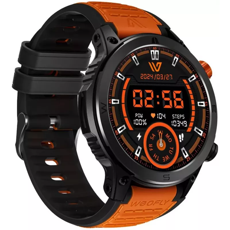 Weofly Conquer smartwatch oranžové