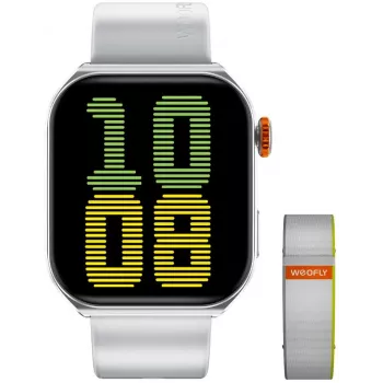Weofly Edge 2 smartwatch strieborná