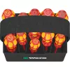 Wera Kraftform 2go 100 sada skrutkovacích bitov, 11-dielna, Phillips, Pozidriv, Torx, 25 mm bity, s Rapidaptor držiakom bitov a textilným puzdrom 05004310001