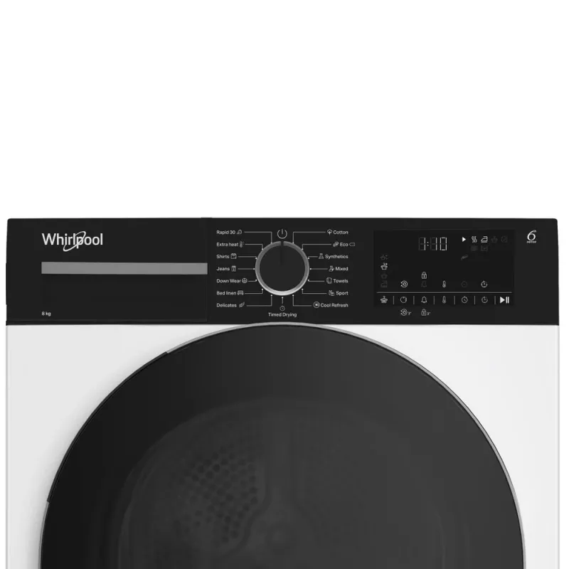 Whirlpool WPS D8 WBS EE sušička s tepelným čerpadlom 8 kg predné plnenie biela