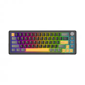 White Shark EXCALIBUR M GK-009151 mechanická herná klávesnica, čierna, US rozloženie, RGB, káblová