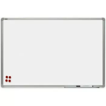 Biela tabuľa s lakovaným povrchom 2X3 150x100 cm, hliníkový rám