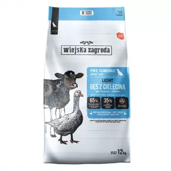 Wiejska Zagroda Light Goose with Veal suché krmivo pre psov 12kg