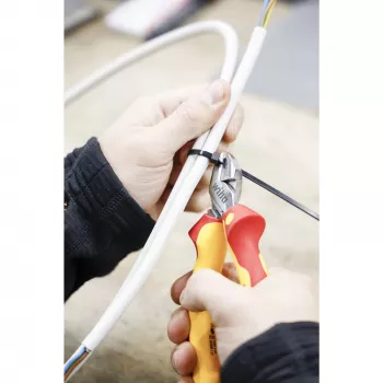 Wiha 43458 Professional electric bočné kliešte 160 mm, DynamicJoint, červená/žltá