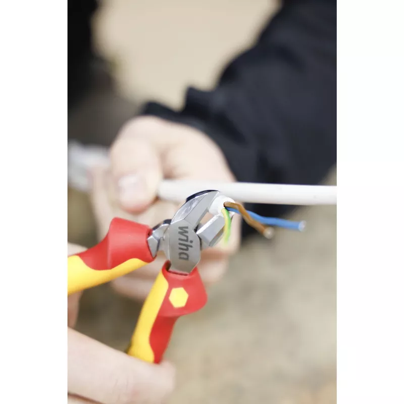 Wiha 43458 Professional electric Bočné štiepacie kliešte 160 mm, DynamicJoint, červená/žltá
