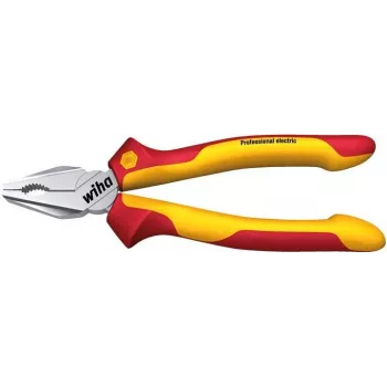 Wiha kombinované kliešte Professional Electric červená/žltá, DynamicJoint a OptiGrip