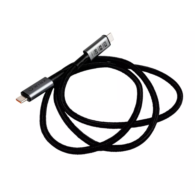 WINX LINK Pro Type-C 1m kábel 100W PD USB 2.0 480Mbps čierny