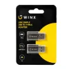 WINX LINK Simple USB na Type-C adaptér, balenie 2 ks (USB-A samec na USB-C samica, 5Gbit/s, 15W, Space Grey, balenie 2 ks)