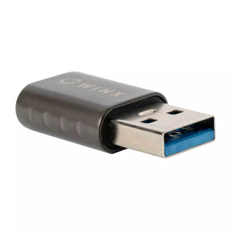 WINX LINK Simple USB na Type-C adaptér, balenie 2 ks (USB-A samec na USB-C samica, 5Gbit/s, 15W, Space Grey, balenie 2 ks)