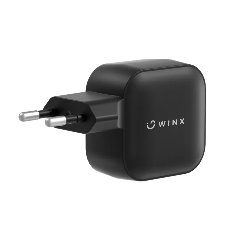 WINX POWER More 35W GaN napájací zdroj - dvojitý USB-C a USB-A, PD 3.0 PPS, biela