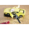 Wolfcraft 3431000 Microtip sada presných pružinových svoriek, 2 ks, rozpätie 60 mm, šetrné čeľuste, čierna/oranžová