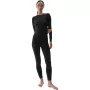 Dámske termoaktívne tričko 4F F176 Deep Black Allover XS/S