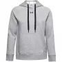 Under Armour dámska Rival Fleece HB mikina s kapucňou Mod Gray Light Heather