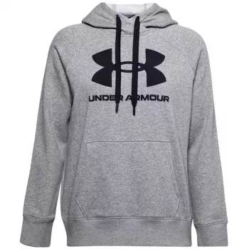 Under Armour dámska mikina s kapucňou Rival Fleece Logo Mod Gray