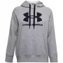 Under Armour dámska mikina s kapucňou Rival Fleece Logo Mod Gray