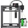 WonderMaker ZR 3D tlačiareň s Wi-Fi, 300 x 300 x 300 mm stavebný priestor, 4-farebná tlač, kovový rám, sivá