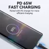 Wozinsky 1 m USB-C na USB-C kábel 60W PD rýchle nabíjanie & synchronizácia dát čierna