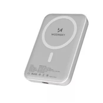Wozinsky 10 000 mAh magnetická power banka biela