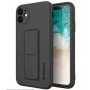 Wozinsky Apple iPhone 12 Pro Max silikónové puzdro so stojanom čierna
