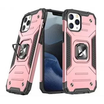 Wozinsky Apple iPhone 13 Pro Ring Armor puzdro s stojančekom odolné ružové