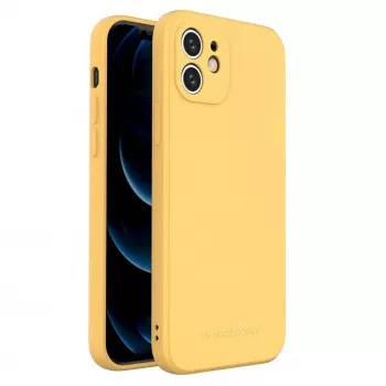 Wozinsky Apple iPhone XS Max silikónové puzdro žlté