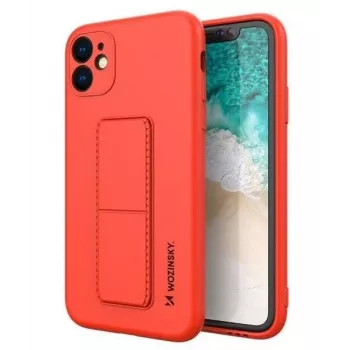 Wozinsky Apple Kickstand puzdro flexibilné silikónové iPhone 11 červená