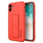 Wozinsky Apple Kickstand puzdro flexibilné silikónové iPhone 11 červená