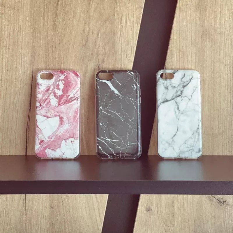 Wozinsky Black Marble TPU puzdro pre Samsung A73
