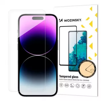 Wozinsky 9H pancierové sklo ochrana displeja pre Apple iPhone 15 Plus, priehľadné