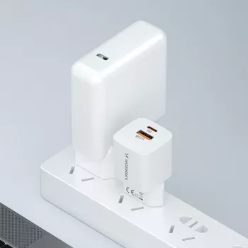 Wozinsky CMWCW 20W USB-C / USB-A napájací zdroj - biele